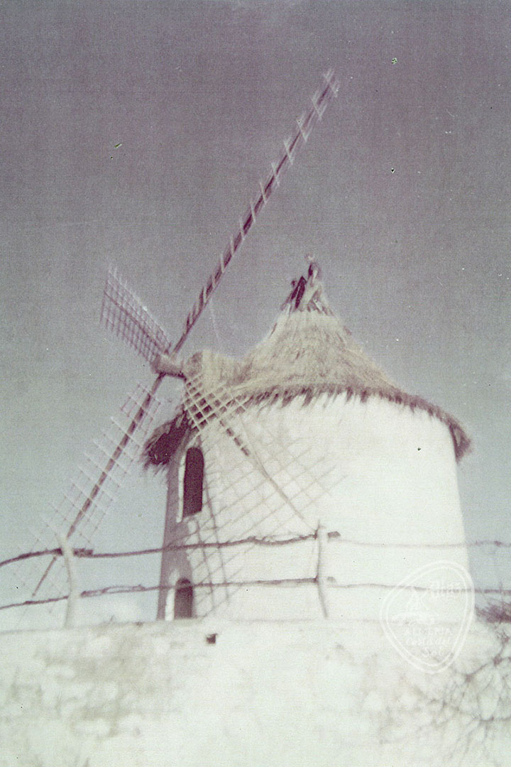 Rehabilitación del chapitel del Molino de los Díaz, año 1965-66